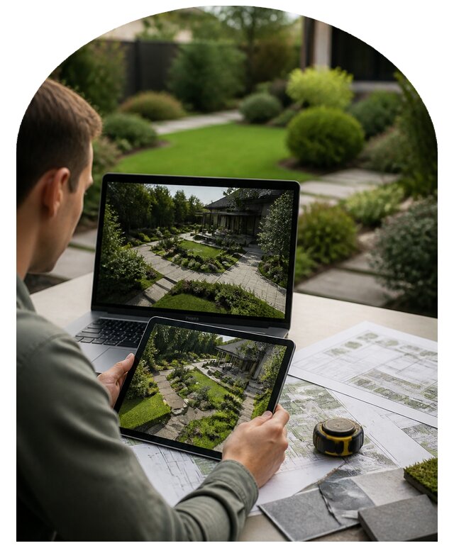 3D визуализация участка в Курске по цене 8235 р. | Метпроект-Кус